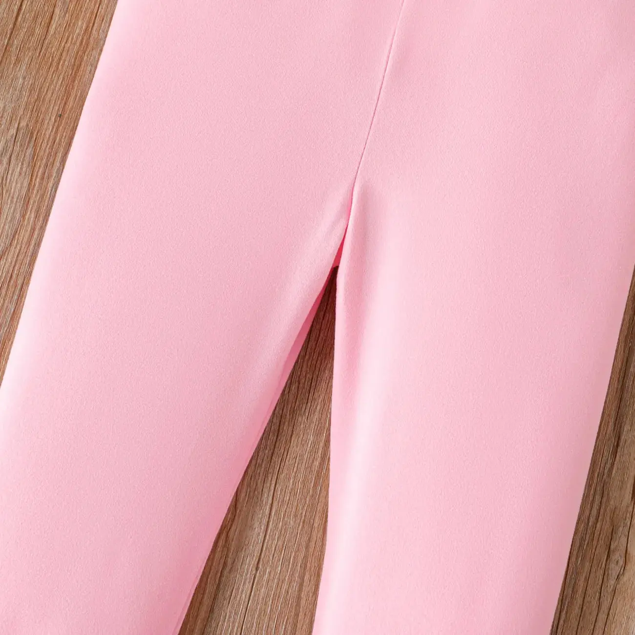 Toddler Girl Letter Print Elasticized Leggings