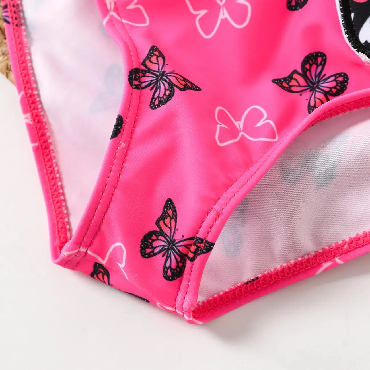 Toddler/Kid Girl Animal Pattern Butterfly 3D Hyper-Tactile Swimwear