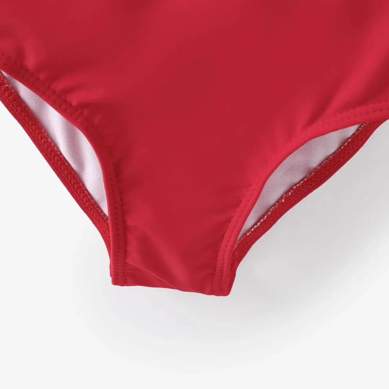 3pcs Kid Girl Heart-shaped Print Swimsuits Set 