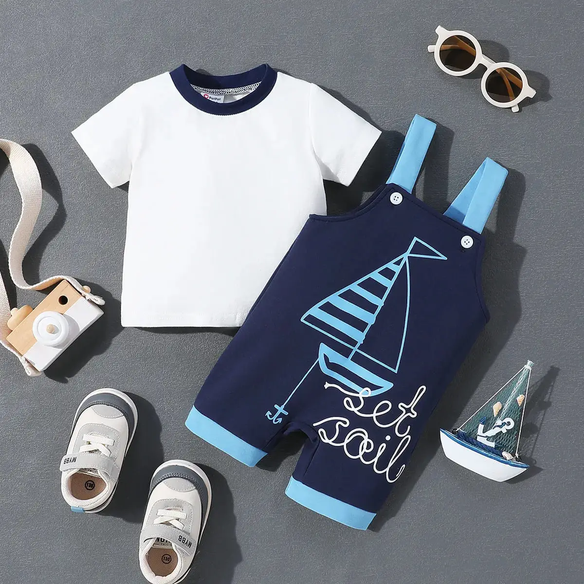 2pcs Baby Girl/Boy Animal Pattern 95%Cotton 