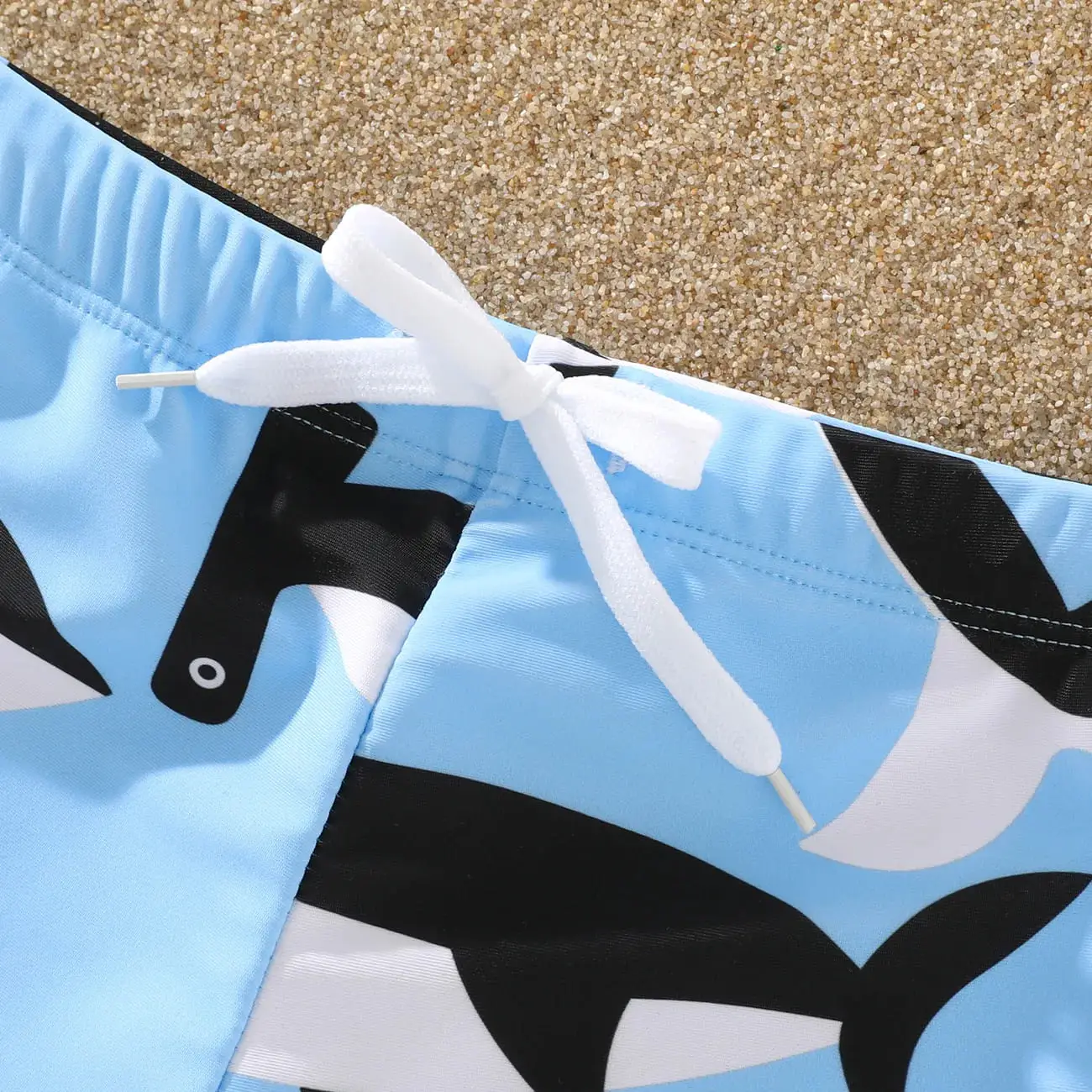 2pcs Toddler/Kid Boy Childlike Shark Print Swimsuits Set