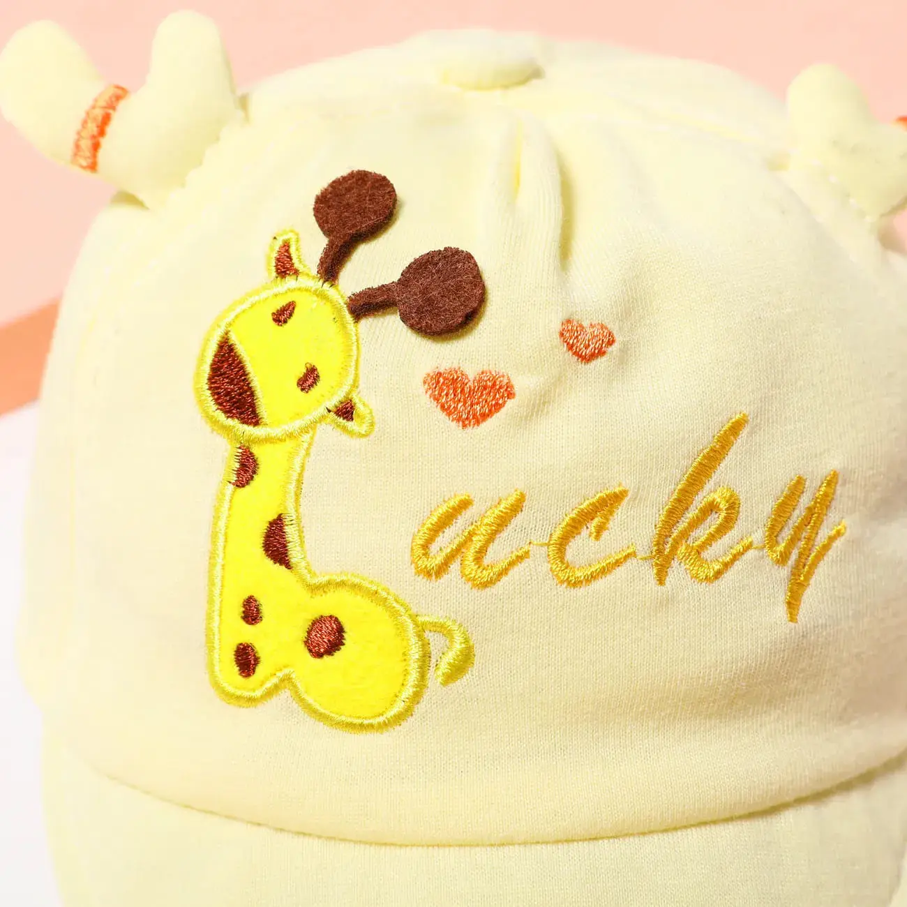 Baby Girl/Boy Sweet Lucky Deer Cartoon Pattern Infant Soft Brim Duckbill Cap Made