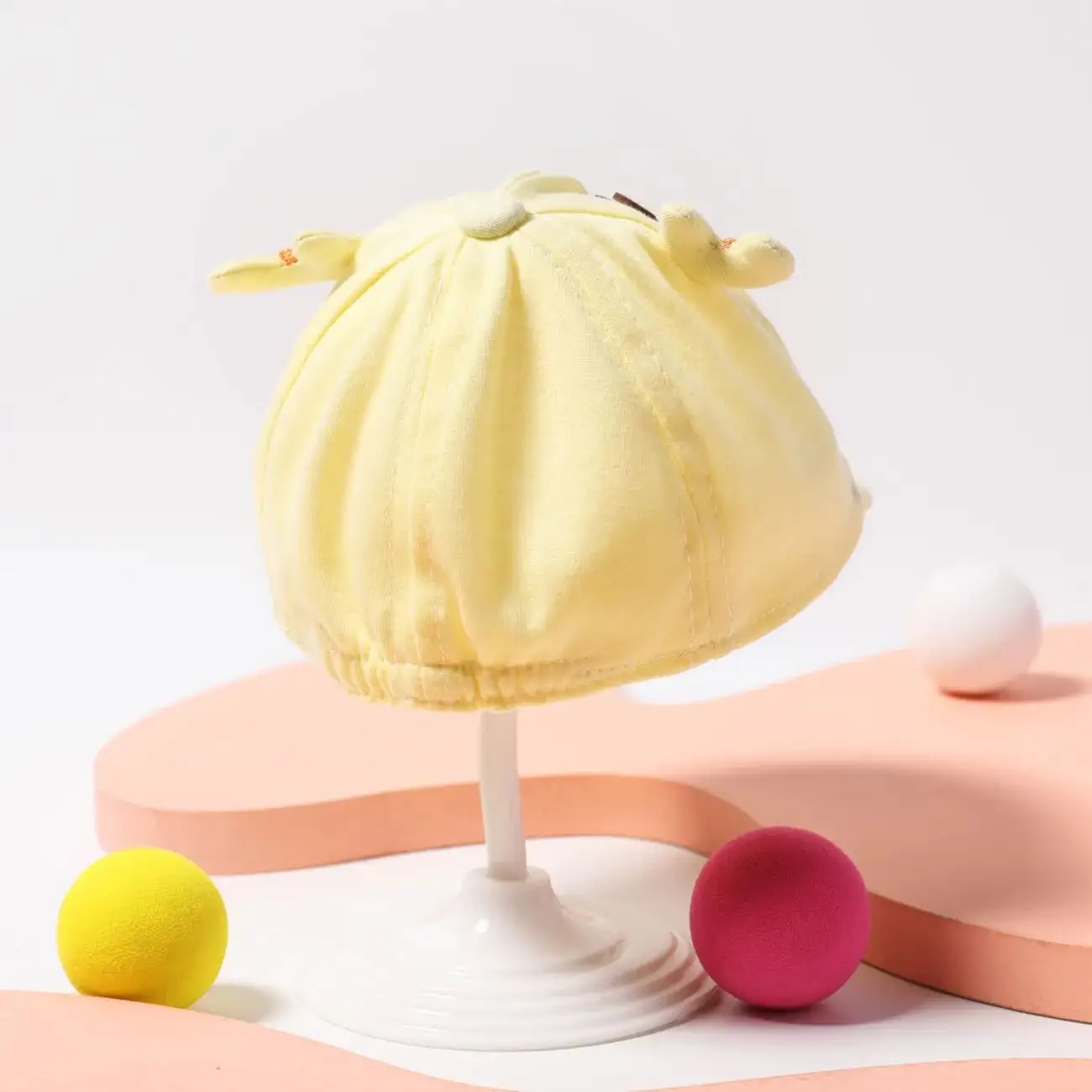 Baby Girl/Boy Sweet Lucky Deer Cartoon Pattern Infant Soft Brim Duckbill Cap Made