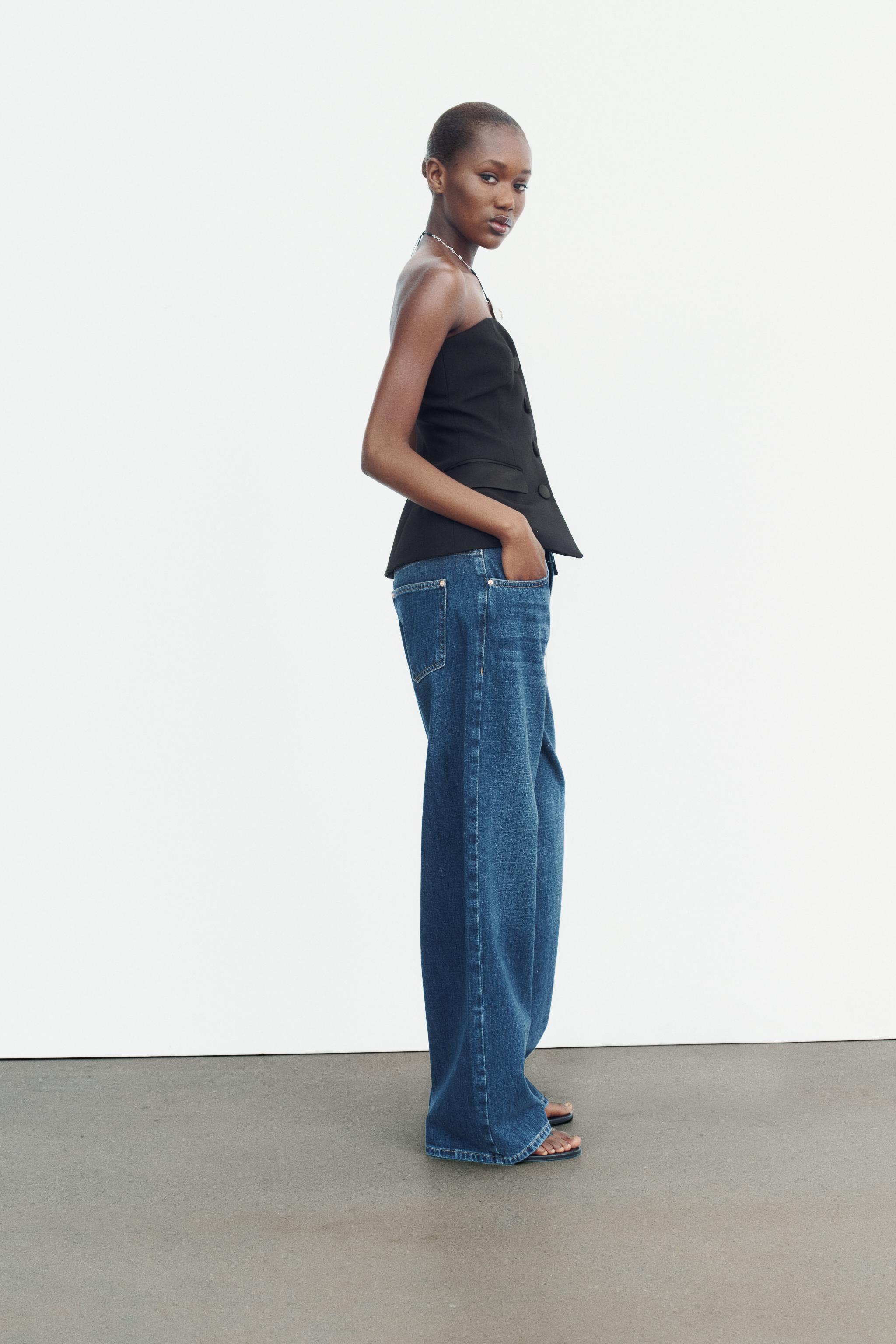 CONTRAST SATIN BUSTIER