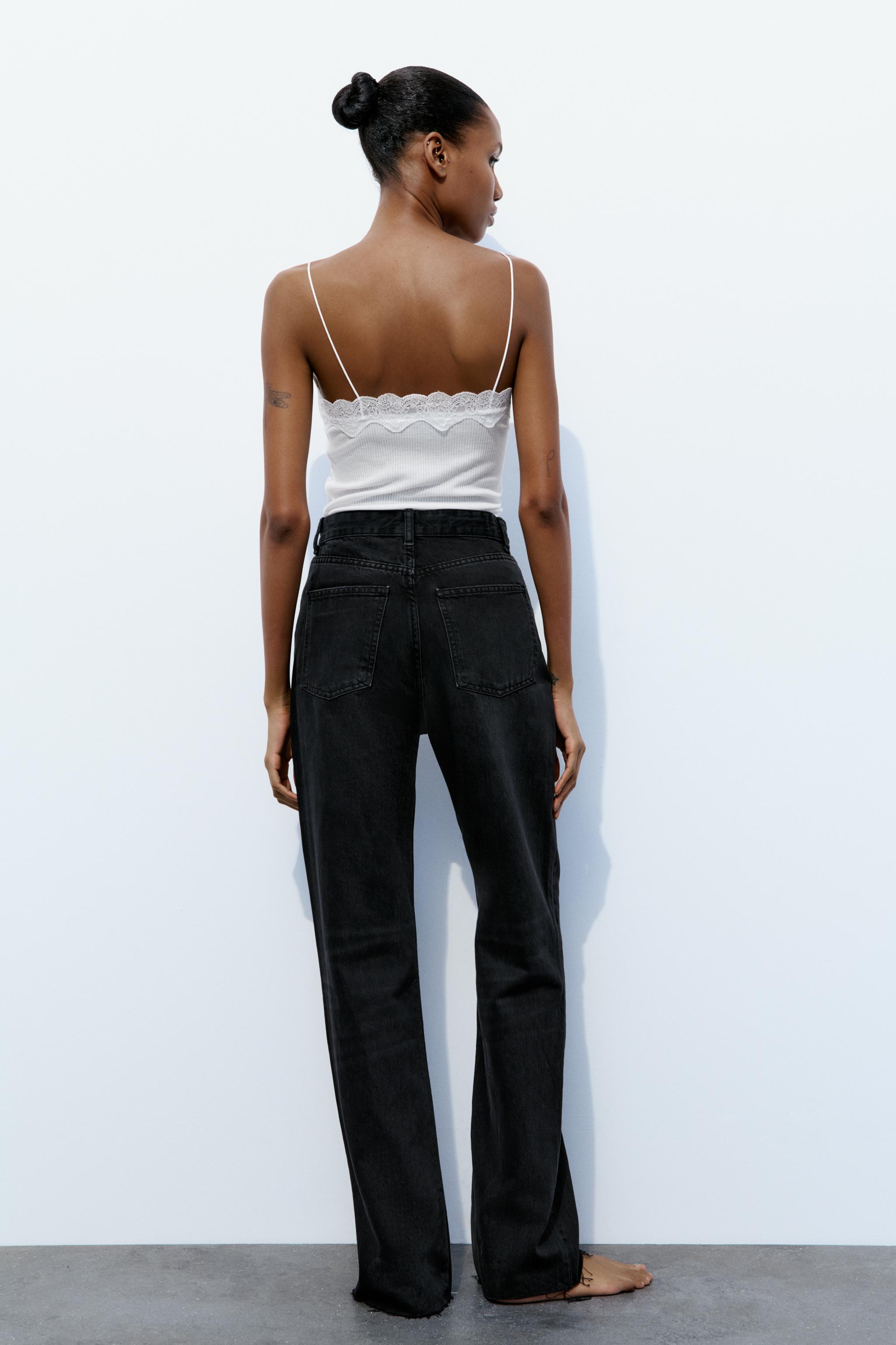TRF HIGH-RISE WIDE-LEG JEANS