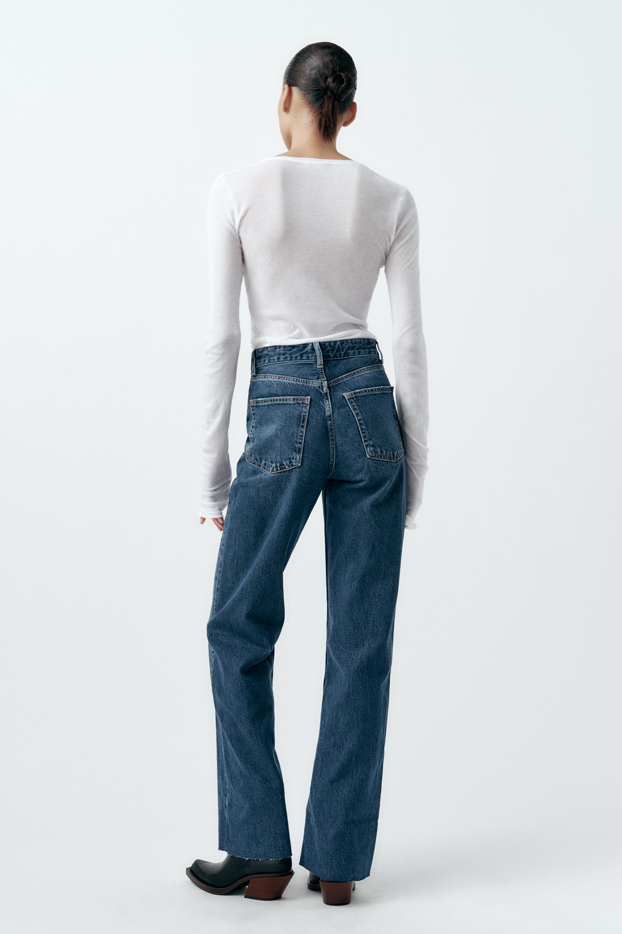 TRF HIGH-RISE WIDE-LEG JEANS