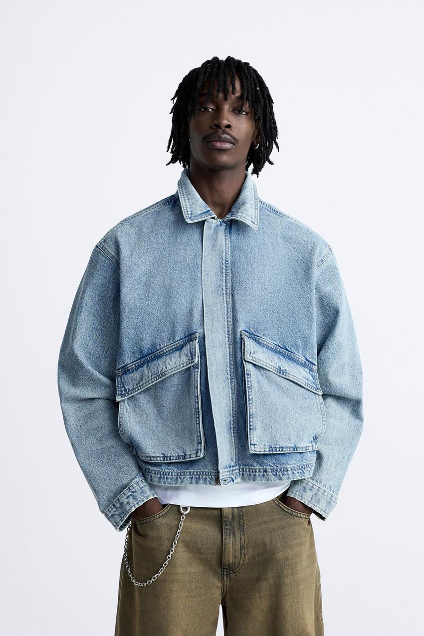 CROPPED FIT DENIM JACKET