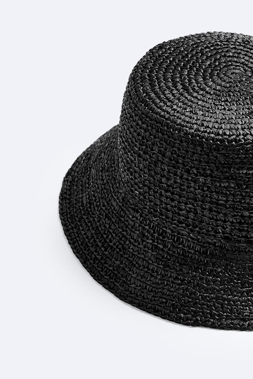 TEXTURED RAFFIA HAT
