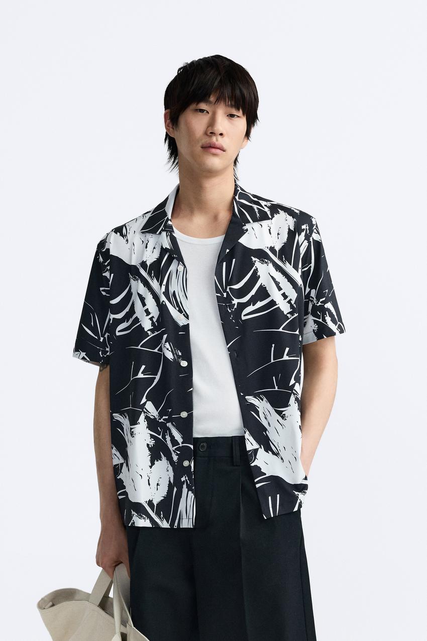 STREAK PRINT SHIRT