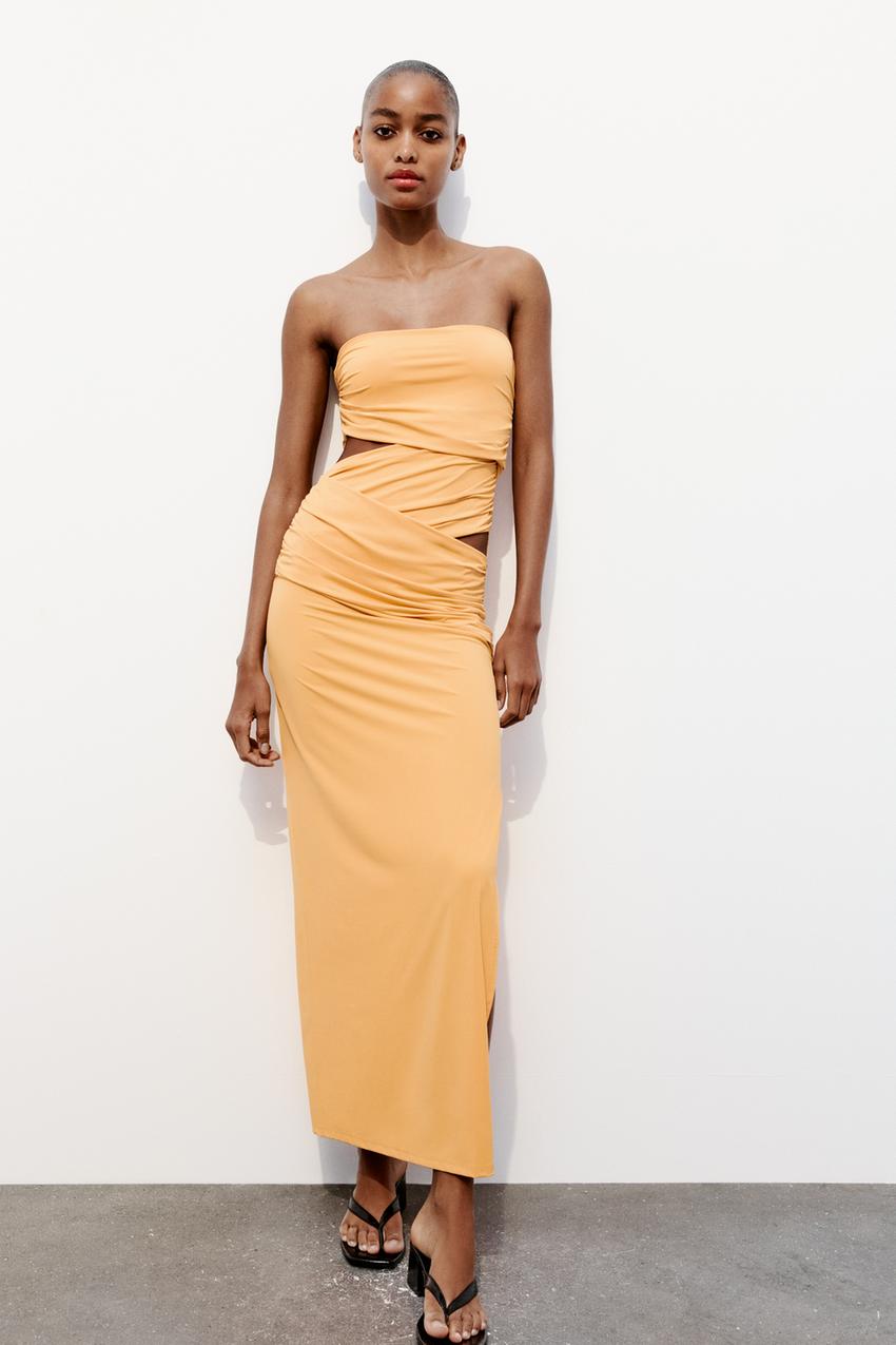 POLYAMIDE CUT-OUT DRESS