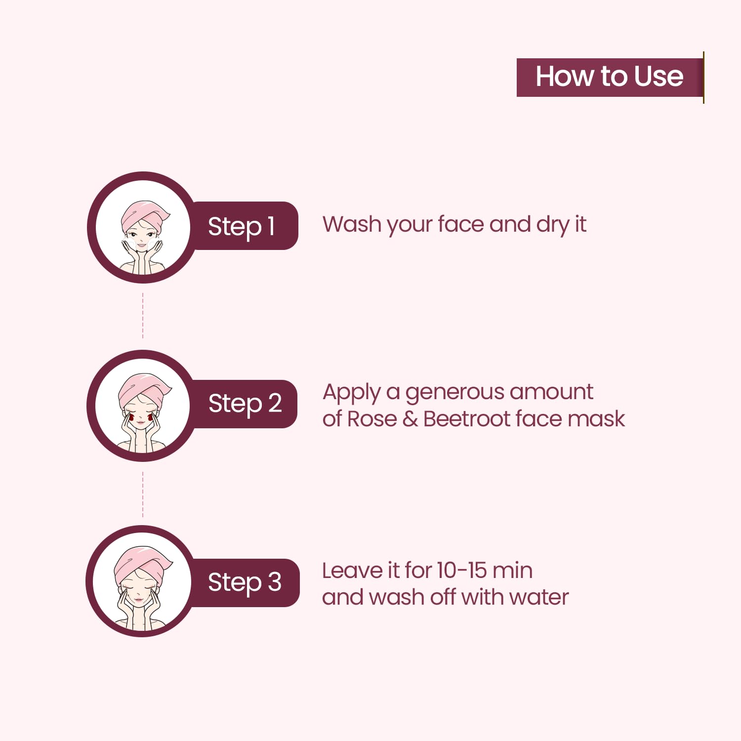 Mother Sparsh Rose & Beetroot Ubtan Face Pack Mask For Dull & Uneven Skin -Traditionally Made Ubtan Paste | 50gms