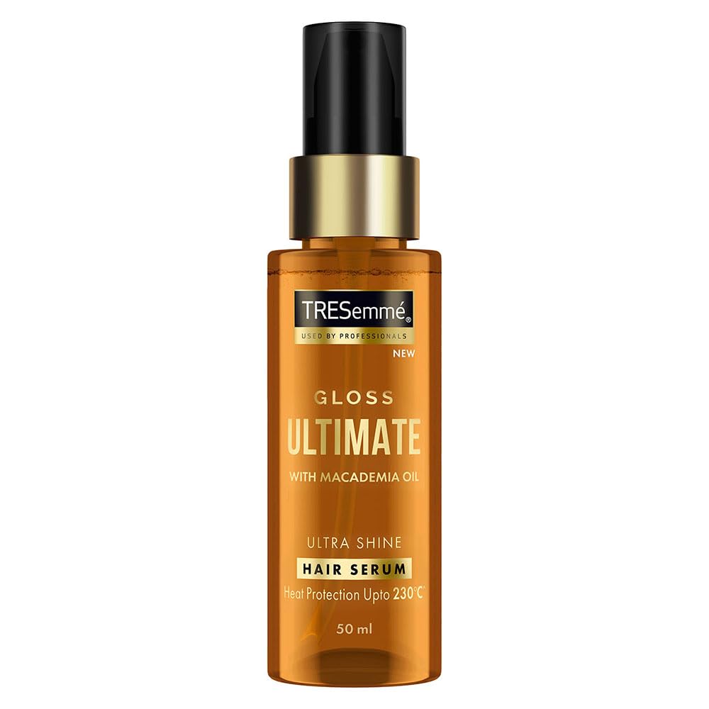  TRESemme Gloss Ultimate Ultra Shine Hair Serum 50ml with Macadamia Oil & Vitamin E, for Super shiny Finish