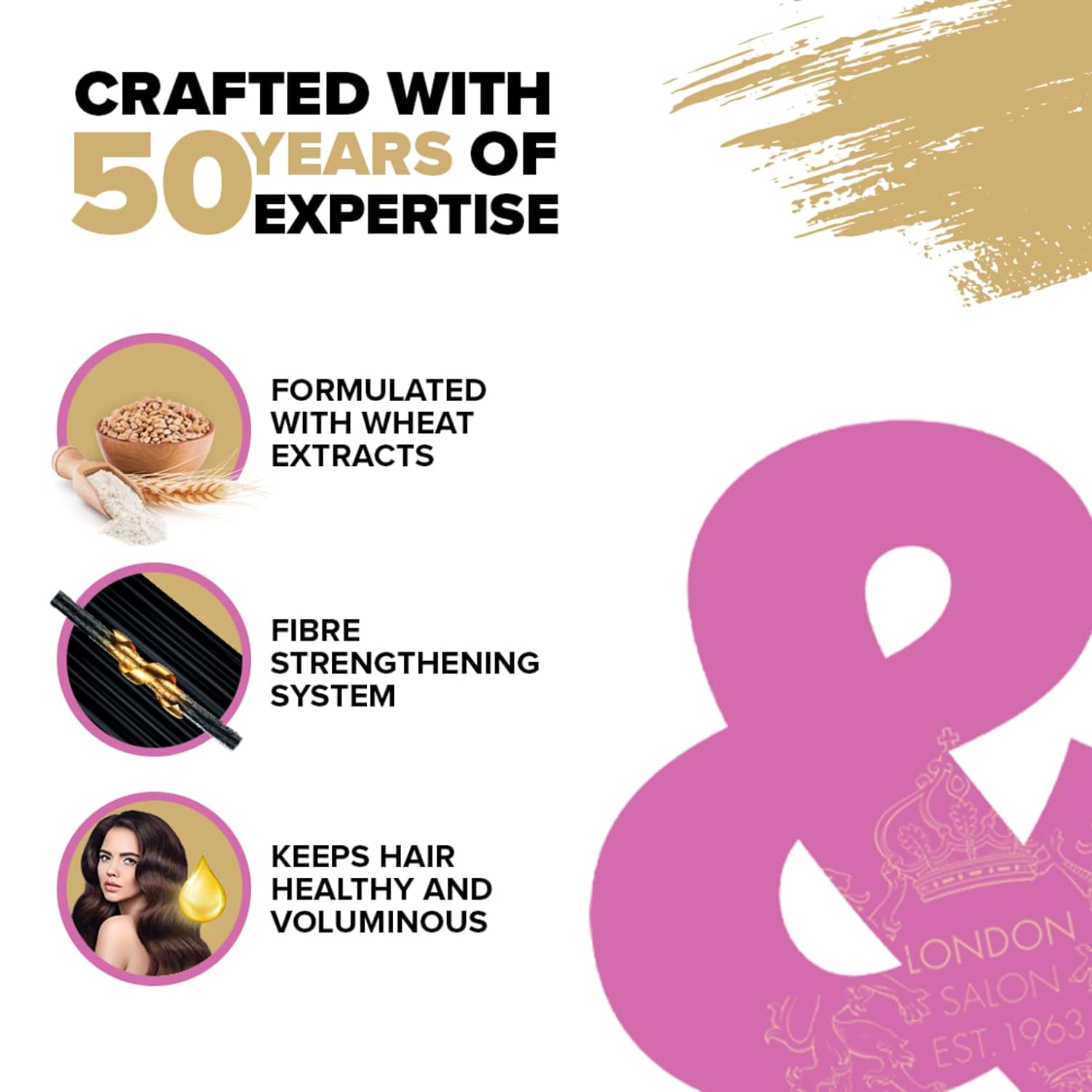  Toni&Guy Volume Addiction Hair Conditioner for Ultra Smooth & Voluminous Hair, Formulated with Wheat Extracts, Revives Dry & Frizzy Hair 