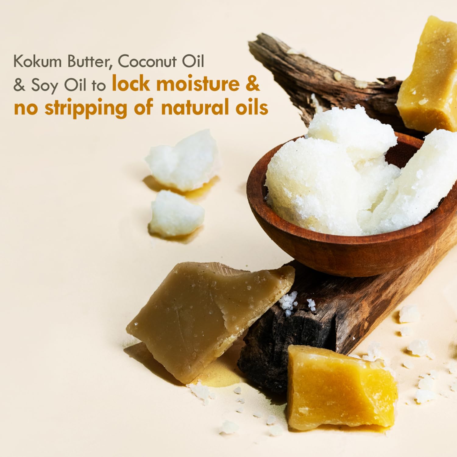  Nat Habit Cold Processed Soothing Sandalwood Butter Bath Soap For Natural Exfoliation, Skin Brightening, Scar Reduction & Tan Removal (Pack of 2 x 125gm)