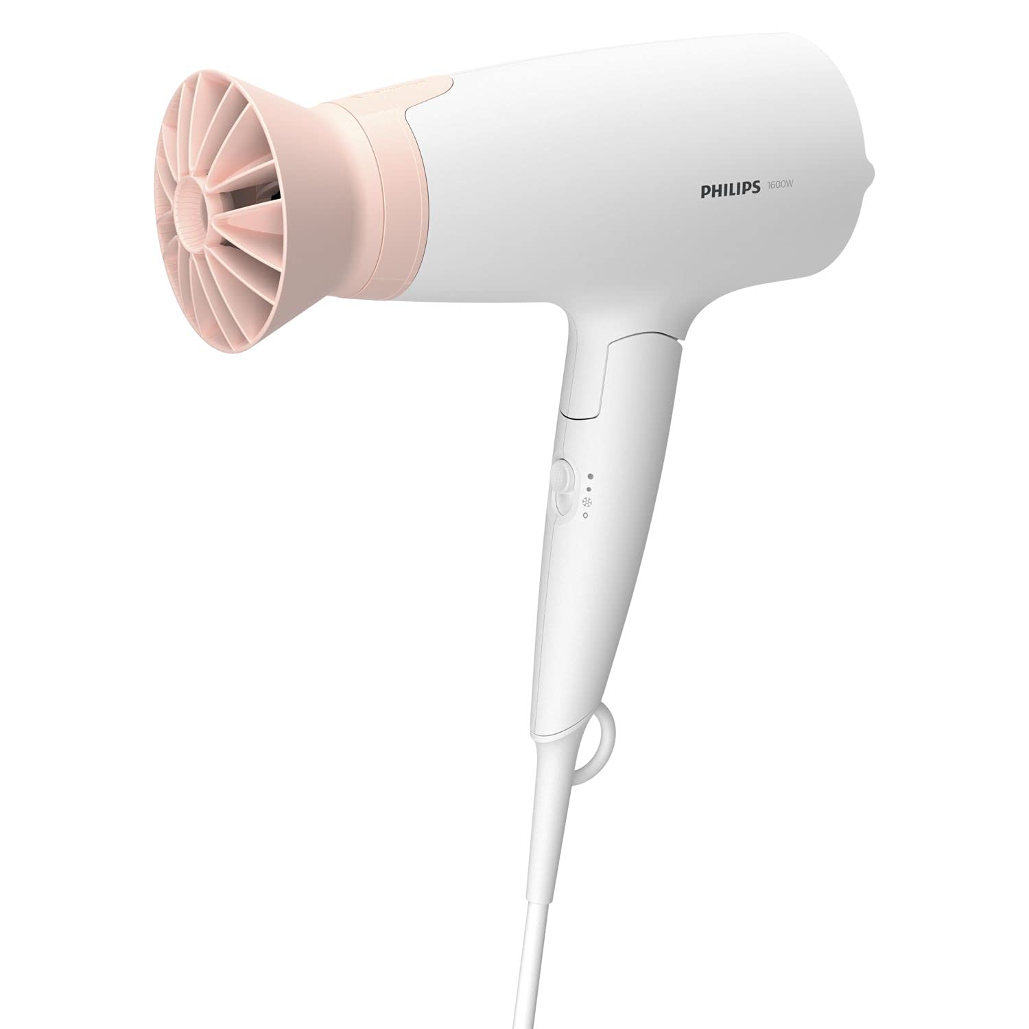  PHILIPS Foldable Hair Dryer Bhd308/30 |1600 Watts | Powerful Blow Drying At A Lower Temperature For Everyday Use