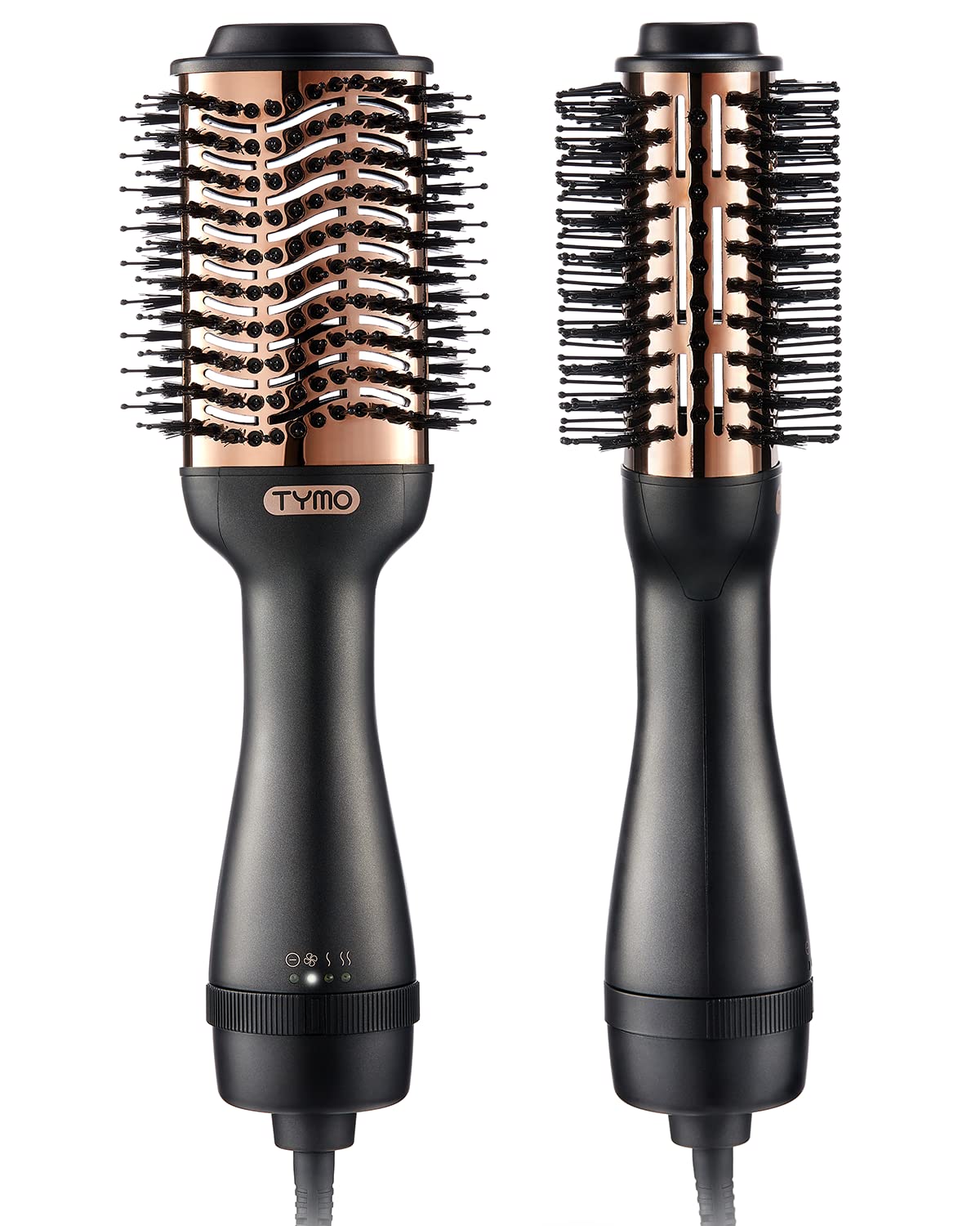 TYMO Volumizing Hot Air Brush - Professional Ionic Hair Dryer And Styler 2-In-1 With Enhanced Titanium Barrel And 3 Modes, 1100 Watts